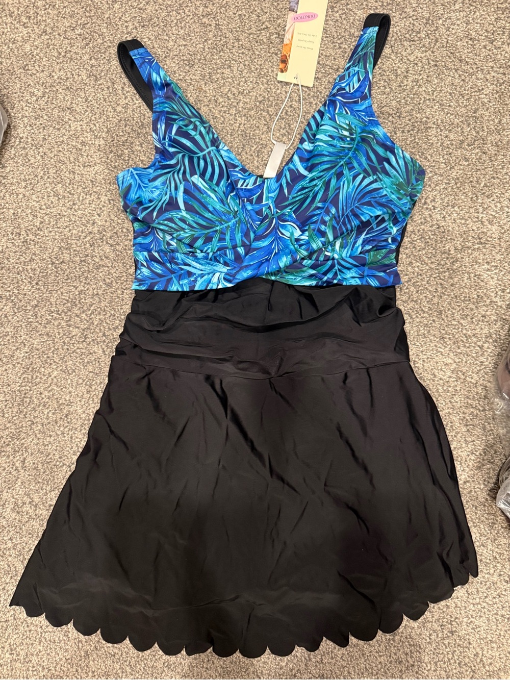 Large swim dress